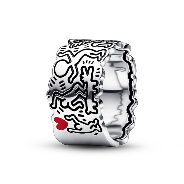 Keith Haring x Pandora Пръстен Art Love and People