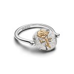 Pandora Пръстен РОЗАТА И СРЕД ТРЪНИ РАСТЕ