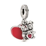 Disney x Pandora Талисман висулка С обич, Мики & Мини
