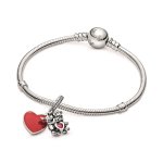Disney x Pandora Талисман висулка С обич, Мики & Мини