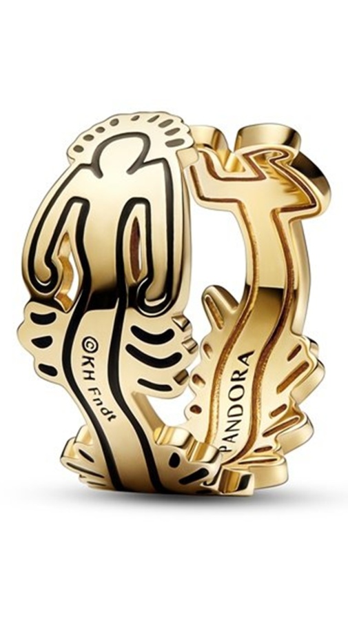 Keith Haring x Pandora Пръстен Wavy Figure