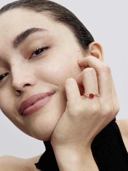 Disney x Pandora Пръстен Розата на Бел