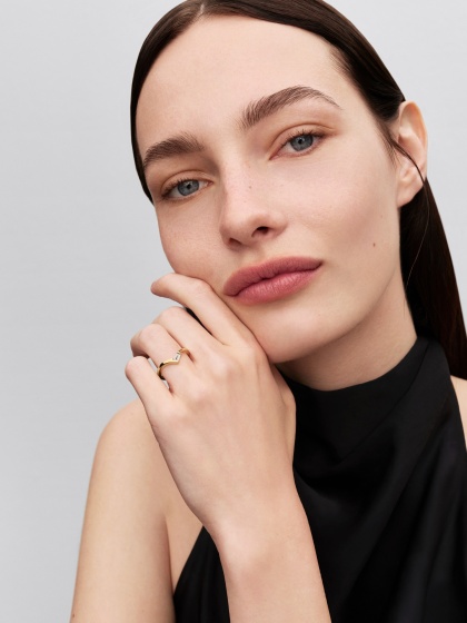 Pandora Пръстен Златни лъчи
