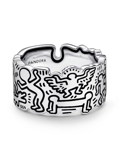 Keith Haring x Pandora Пръстен Art Love and People