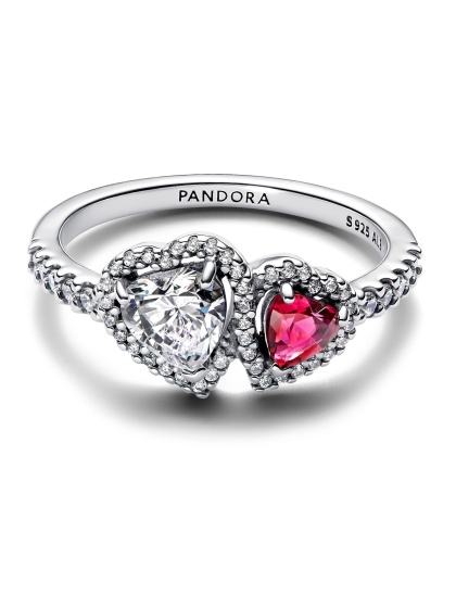 Pandora Пръстен Свързани сърца