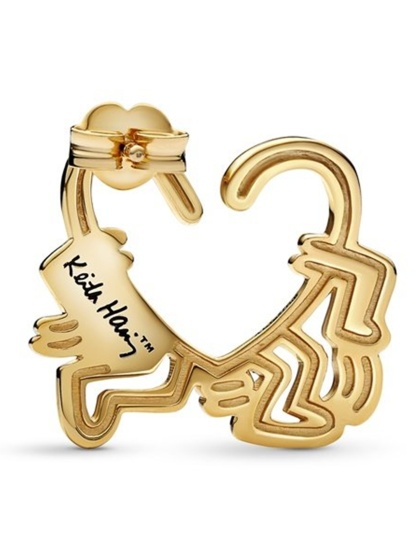 Keith Haring x Pandora Обеца (единична) Walking Heart