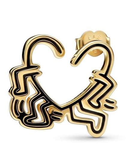 Keith Haring x Pandora Обеца (единична) Walking Heart
