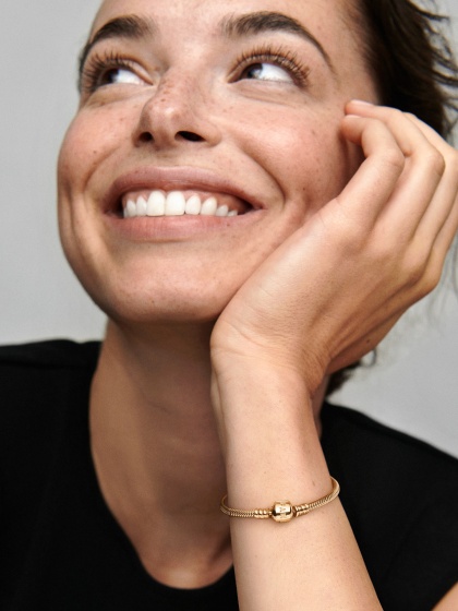 Pandora Златна гривна 14k