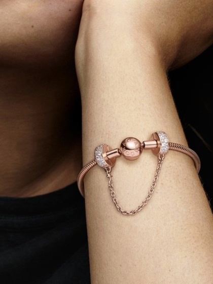 Pandora Осигурителна верижка клипс Желание