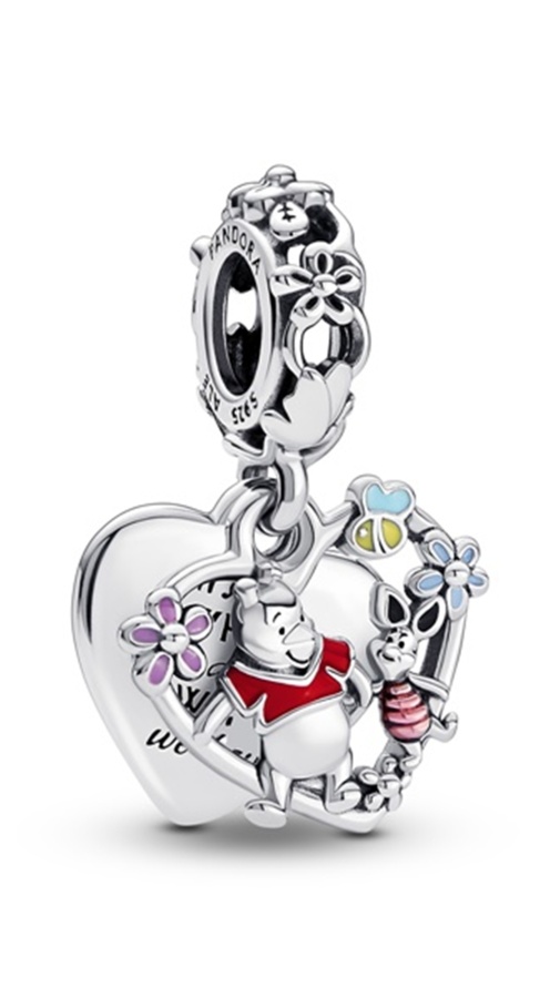 Disney x Pandora Талисман висулка Най-добре е заедно