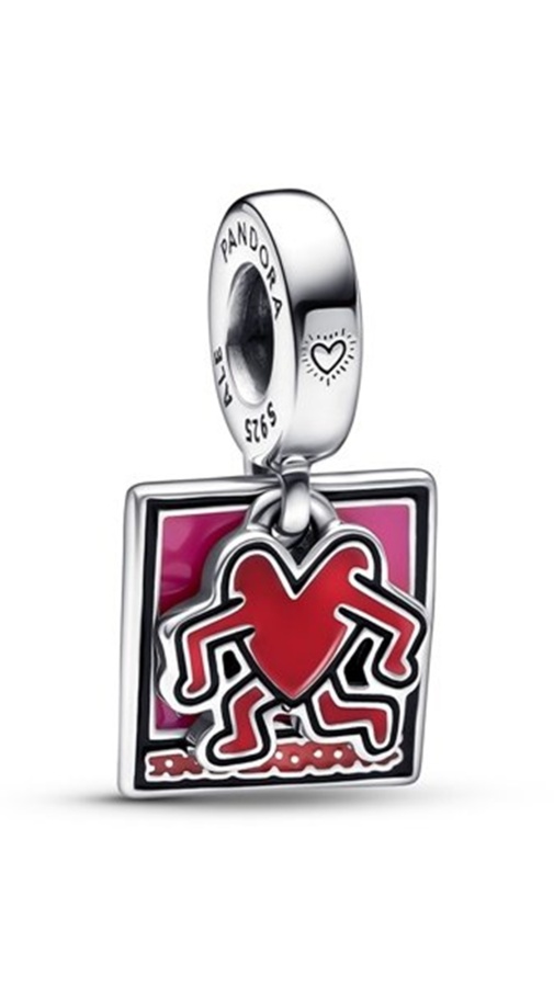 Keith Haring x Pandora Талисман висулка Walking Heart
