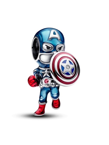 Marvel x Pandora Талисман Капитан Америка