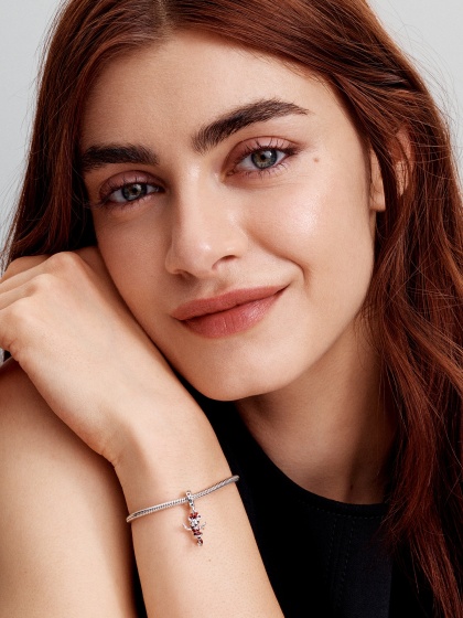 Disney x Pandora Талисман висулка На ледената пързалка