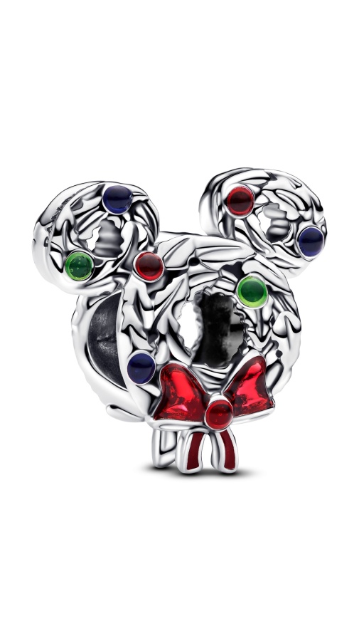 Disney x Pandora Талисман Коледен Мики венец